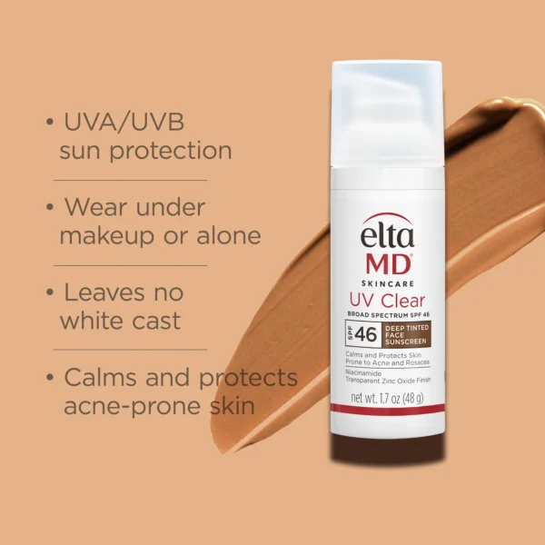 EltaMD UV Clear Deep Tinted Broad-Spectrum SPF 46 - Image 2